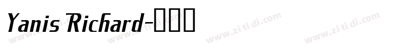 Yanis Richard字体转换